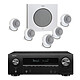 Denon AVR-X1600H DAB Black Cabasse Eole 4 5.1 White 7.2 Home Cinema Receiver - 80W/Channel - Dolby Atmos/DTS:X - DAB Tuner - 6x HDMI 4K HDR - Wi-Fi/Bluetooth/AirPlay 2 - Multiroom 5.1 Speaker Pack
