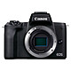 Canon EOS M50 Mark II Black Hybrid APS-C 24.1 MP camera - 4K video - 3" touch screen LCD - OLED viewfinder - Wi-Fi/Bluetooth - Microphone input (bare body)