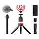 Boya BY-VG330 Video/streaming kit for smartphone with cardiode microphone, mini tripod, ball head, extension tube and windscreen (3.5 mm jack)