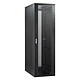 Dexlan SRV800A-81032B 19" server cabinet - 32U - 800 x 1000 cm - payload 400 kg - colour black Server cabinet - dimensions 800 x 1000 x 1600 mm - payload 400 kg - delivery