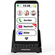 SwissVoice G50 Noir Smartphone 4G compatible prothèses auditives M4/T4 - RAM 1 Go - Ecran tactile 5" 720 x 1280 - 16 Go - Bluetooth 4.2 - 2700 mAh - Android 10 Go
