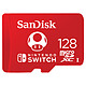 SanDisk microSDXC Nintendo Switch 128 Go Carte microSDXC 128 Go pour console Nintendo Switch / Switch Lite