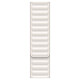 Pulsera Apple de cuero de eslabones de 44 mm de tiza - Grande Pulsera de eslabones de cuero para Apple Watch 42/44 mm - talla M/L