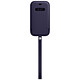 Apple iPhone 12 mini Leather Sleeve with MagSafe Deep Purple Leather case with MagSafe for iPhone 12 mini