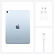 Apple iPad Air (2020) Wi-Fi 256 Go Bleu ciel pas cher