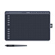 Huion Inspiroy HS611 Gris Tablette graphique à stylet - 258.4 x 161.5 mm - 10 touches programmables - 8 touches multimédia - 5080 lpi - 8192 niveaux de pression (PC / MAC / Android)