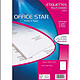 Office Star Multipurpose white labels 70 x 31 mm x 2700 Pack of 2700 white multi-purpose labels in 70 x 31 mm format