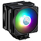 Cooler MasterAir MA612 Stealth ARGB Ventilador de CPU con LEDs RGB direccionables para zócalos Intel y AMD