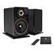 Elipson Connect 250 + Prestige Facet 8B Black/Gold Anniversary Edition Connected Stereo Amplifier - 2 x 50 Watts - Wi-Fi/Bluetooth/Ethernet - Multiroom + Limited Edition Audiophile Bookshelf Speakers (pair)