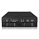 ICY DOCK ToughArmor RAID MB902SPR-B Rack Amovible pour 2 x 2.5” SATA HDD/SSD avec RAID 1 pour baie de 5.25"