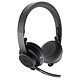Logitech Zone Wireless Plus (Graphite) Wireless headset - Bluetooth 5.0 - closed-back on-ear - active noise cancellation - noise-cancelling microphone - Microsoft Teams certified - Logitech Unifying receiver