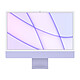 Apple iMac (2021) 24" 256GB Purple (Z132-8GB/256GB-M) Apple M1 chip 8 GB SSD 256 GB Retina display 4.5K 24" Wi-Fi AX/Bluetooth Thunderbolt/USB 4 USB-C 3.1 Gigabit Ethernet Webcam macOS Big Sur
