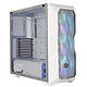 Cooler MasterBox TD500 Mesh ARGB (Blanco) Caja PC torre mediana con frontal Mesh y ventana de cristal templado