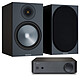 NAD AMP1 + Monitor Audio Bronze 100 Black 2 x 40W Stereo Amplifier - 32 bit DAC - Bluetooth - Chromecast - Phono In + 100W Bookshelf Speaker (pair)