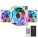 Abkoncore CC120 ARGB Spectrum Sync (3 in 1) Pack of 3 ARGB 120 mm LED fans with control box and remote control