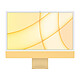 Apple iMac (2021) 24" 512 Go Jaune (Z12T-8GB/512GB-J) Magic Keyboard avec Touch ID Puce Apple M1 8 Go SSD 512 Go Ecran Retina 4.5K 24" Wi-Fi AX/Bluetooth Thunderbolt/USB 4 USB-C 3.1 Gigabit Ethernet Webcam macOS Big Sur