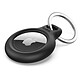 Belkin Airtag Keychain Holder Black Protective ring with metal clip for AirTag
