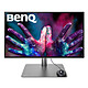 BenQ 27" LED - PD2725U 3840 x 2160 pixel - 5 ms (grey to grey) - formato 16/9 - pannello IPS - HDR400 - HDMI/DisplayPort/Thunderbolt 3 - Pivot - Nero/Argento