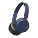 JVC HA-S35BT Blu Cuffie On-Ear senza fili - Bluetooth 4.1 - Aumento dei bassi - Durata della batteria 17 ore - Controlli/Microfono