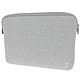 MW Basic Sleeve 15 pouces Gris/Blanc Housse de protection en mousse à mémoire de forme pour MacBook Pro 15" et MacBook Air 15"