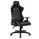Spirit of Gamer Neon Black PU leather gaming chair - 160° adjustable backrest - 1D armrests - Integrated lumbar cushion - Maximum weight 100 kg