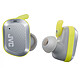 JVC HA-AE5T Grigio/Giallo IP55 Cuffie In-Ear Wireless Sport - True Wireless - Bluetooth 5.0 aptX - Controlli/Microfono - 9 + 18 ore di durata della batteria - Custodia per la ricarica/trasporto