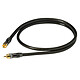 Real Cable E-SUB-2 2m Câble subwoofer très haute qualité RCA mâle/mâle (2m)