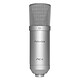 Novox NC-1 Argent Microphone condensateur - Directivité cardioïde - USB - 16 bits/48 kHz - PC/Mac