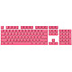 Corsair PBT Double-Shot Pro Keycaps (Pink) Set of replacement keys - pink colour - AZERTY, French