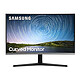 Samsung 31.5" LED - C32R500FHR 1920 x 1080 pixels - 4 ms (grey to grey) - 16:9 format - VA curved panel - FreeSync - VGA/HDMI - Black