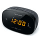 Muse M-150 CR FM portable clock radio with dual alarm, snooze, sleep and snooze functions