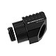 Barrowch Fitting FBFTWT45-V2 - Black 45° rotating adapter with 1/4" thread for 14 mm rigid pipe - Black