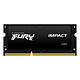 Kingston FURY Impact SO-DIMM 8 Go (1 x 8 Go) DDR3 1600 MHz CL9 Dual Channel RAM SO-DIMM DDR3 PC3-12800 - KF316LS9IB/8
