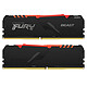 Avis Kingston FURY Beast RGB 16 Go DDR4 3200 MHz CL16 (KF432C16BB1A/16)