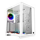 Xigmatek Aquarius S White Medium tower case with tempered glass windows and 3 RGB fans