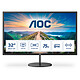 AOC 31.5" LED - Q32V4 2560 x 1440 pixels - 4 ms (grey to grey) - 16/9 format - IPS panel - 75Hz - HDMI/DisplayPort - Speakers - Black