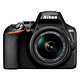 Nikon D3500 + AF-P DX 18-55 VR Réflex Numérique 24.2 MP - Ecran 3" - Vidéo Full HD - Bluetooth 4.1 - SnapBridge + Objectif AF-P DX 18-55 mm VR