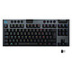 Logitech G915 Tenkeyless Lightspeed Carbon (Linear Version) Wireless gaming keyboard - TKL format - mechanical touch switches (GL Linear switches) - LightSpeed technology - RGB backlighting with Lightsync technology - AZERTY, French