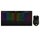 Corsair K57 RGB Wireless + Harpoon RGB Wireless Gamer wireless set - keyboard with membrane switches - 10,000 dpi optical mouse with 6 buttons - RGB backlight