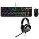ASUS Gaming Pack Republic of Gamer Gamer kit - keyboard with red optical switches (ASUS ROG RX Red switches) - 6200 dpi optical mouse with 6 buttons - headset
