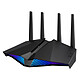 ASUS DSL-AX82U Módem/router de doble banda Wi-Fi 6 AX5400 (4808 + 574) MU-MIMO con 4 puertos LAN Gigabit + 1 puerto WAN Gigabit + 1 puerto RJ11