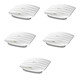 TP-LINK EAP245 x5 Pack of 5 Dual Band 1750 Mbps AC Wi-Fi Access Points (N450 + AC1300) Gigabit PoE