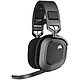 Corsair HS80 RGB Wireless (Noir) Micro-casque pour gamer sans fil - circum-aural - SLIPSTREAM WIRELESS - Dolby Atmos - microphone omnidirectionnel - compatible PC/PlayStation 4/PlayStation 5