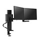 Ergotron Trace dual screen - Black Dual Monitor LCD Stand up to 27" - Black