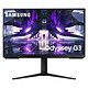 Samsung 24" LED - Odyssey G3 S24AG300NU 1920 x 1080 píxeles - 1 ms (MPRT) - formato 16/9 - panel VA - 144 Hz - FreeSync Premium - HDMI/Puerto de pantalla - Pivotante - Negro