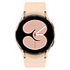 Samsung Galaxy Watch4 4G (40 mm / Oro rosa) Reloj Smartwatch 4G-LTE 40 mm - Aluminio - Impermeable IP68 - GPS/Compás - RAM 1,5 Gb - Pantalla Super AMOLED 1,2" - 16 Gb - NFC/Wi-Fi/Bluetooth - 247 mAh - Android Wear 3.0 - Correa de silicona
