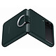 Samsung Silicone Case Green Ring Galaxy Z Flip 3 Silicone case with ring for Samsung Galaxy Z Flip 3
