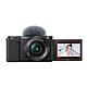 Sony ZV-E10 + 16-50 mm Appareil photo hybride APS-C 24.2 MP - ISO 32000 - Ecran LCD 3" tactile et orientable - Vidéo 4K HDR - Wi-Fi/Bluetooth + Objectif 16-50mm f/3.5-5.6 OSS