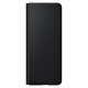 Samsung Etui Cuir Rabat Noir Galaxy Z Fold3 Etui en cuir avec rabat pour Samsung Galaxy Z Fold 3