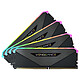 Corsair Vengeance RGB RT 128 Go (4 x 32 Go) DDR4 3600 MHz CL18 Kit Quad Channel 4 barrettes de RAM DDR4 PC4-28800 - CMN128GX4M4Z3600C18 - Optimisé AMD